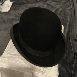 Elegant Black Men's Bowler Hat